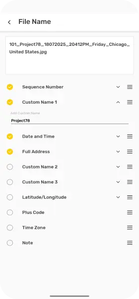 GPS Map Camera app screenshot